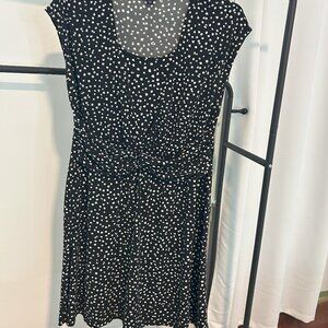 George Black and White Dress